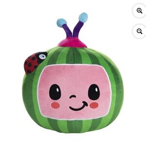 COCOMELON Plush Watermelon Melon Doll Toy Pillow With Ladybug 12" Wide